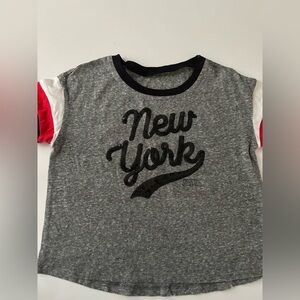 Justice Gray Tee with New York Design